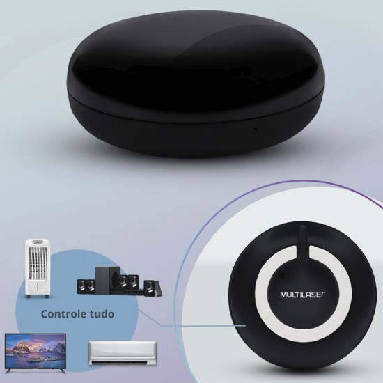 Controle Universal Inteligente Wi-Fi - Aplicativo e Comando de Voz Compatível com Alexa